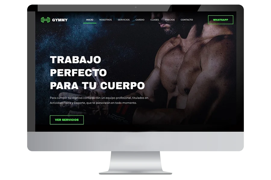 Pagina de muestra de Gym - Dingosite